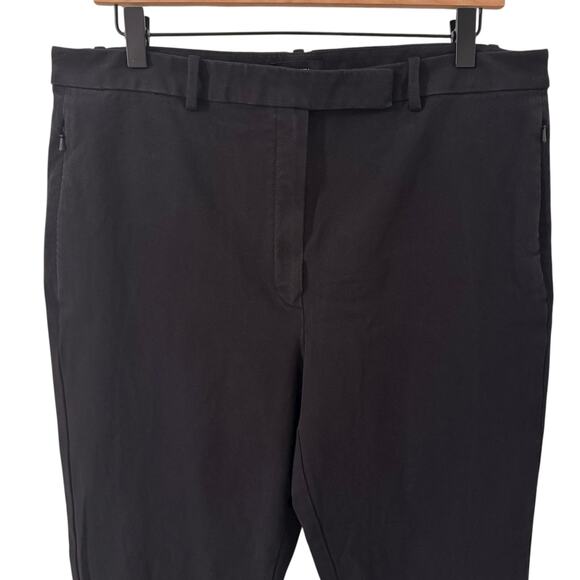Theory Bistretch High Waist Taper Pants in Black Business Casual Office Size 14 - Picture 5 of 11